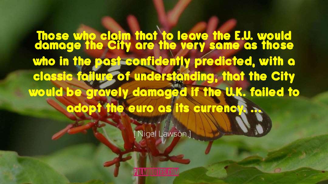 Euro quotes by Nigel Lawson