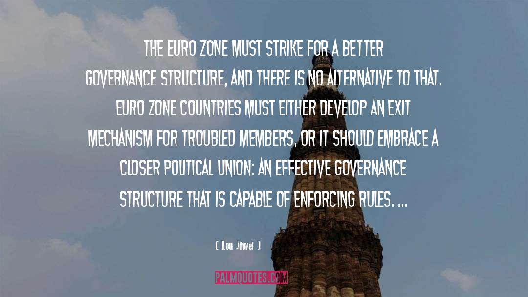 Euro quotes by Lou Jiwei