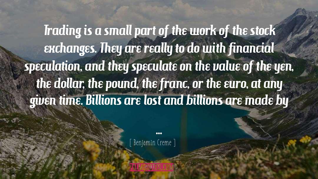 Euro quotes by Benjamin Creme