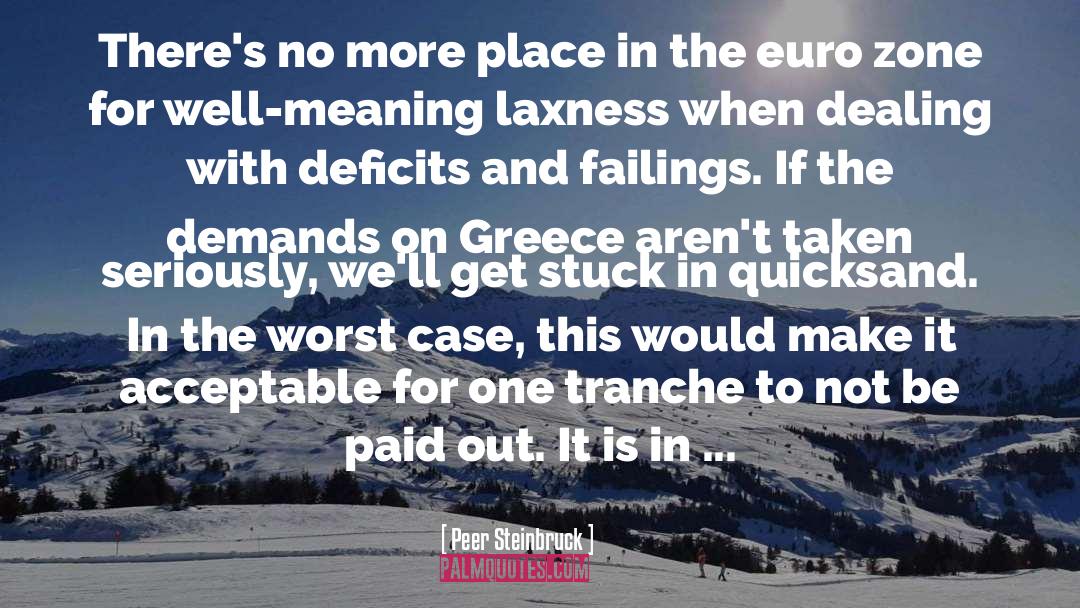 Euro quotes by Peer Steinbruck