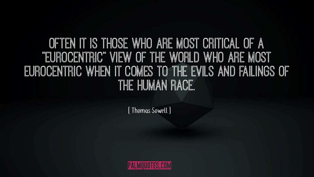 Eurocentric quotes by Thomas Sowell