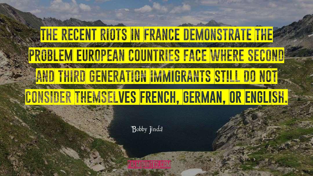 European Countries quotes by Bobby Jindal