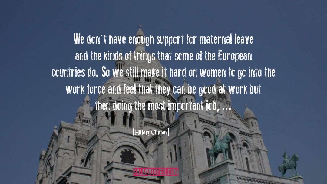 European Countries quotes by Hillary Clinton
