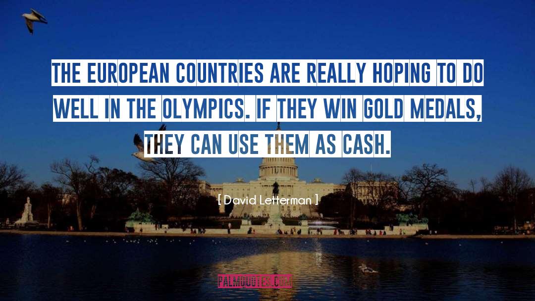 European Countries quotes by David Letterman