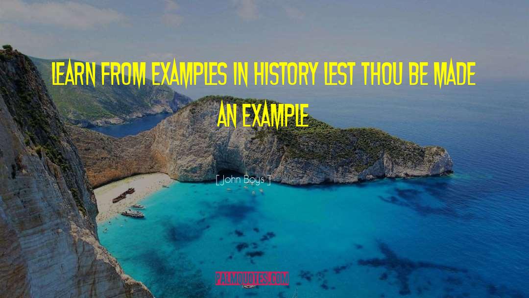 European History quotes by John Boys