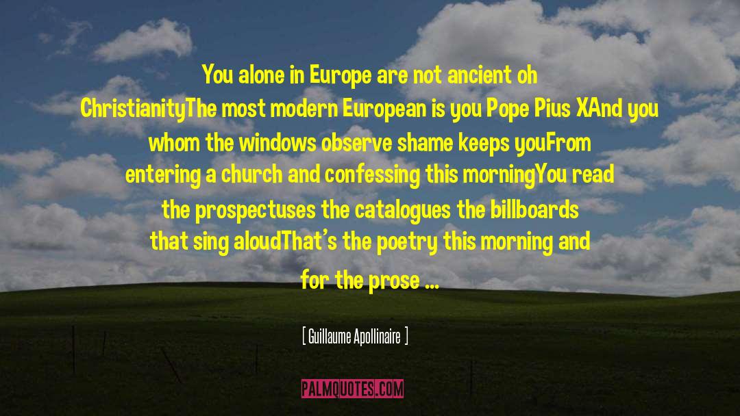 European Novelists quotes by Guillaume Apollinaire