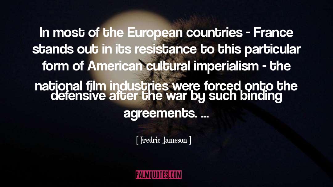 European quotes by Fredric Jameson