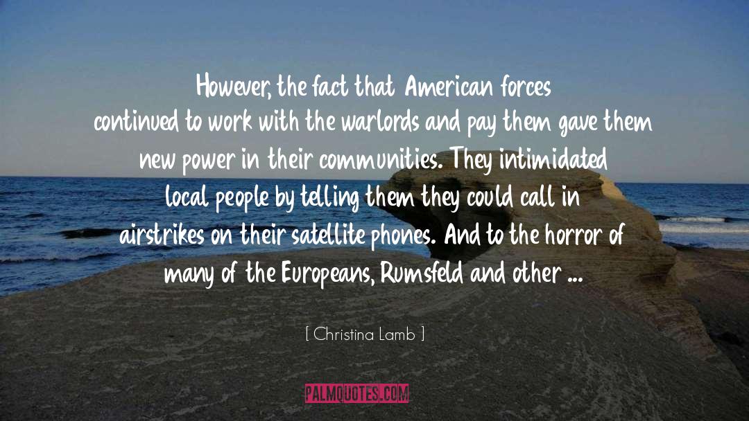 European quotes by Christina Lamb