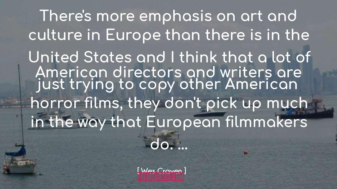 European quotes by Wes Craven