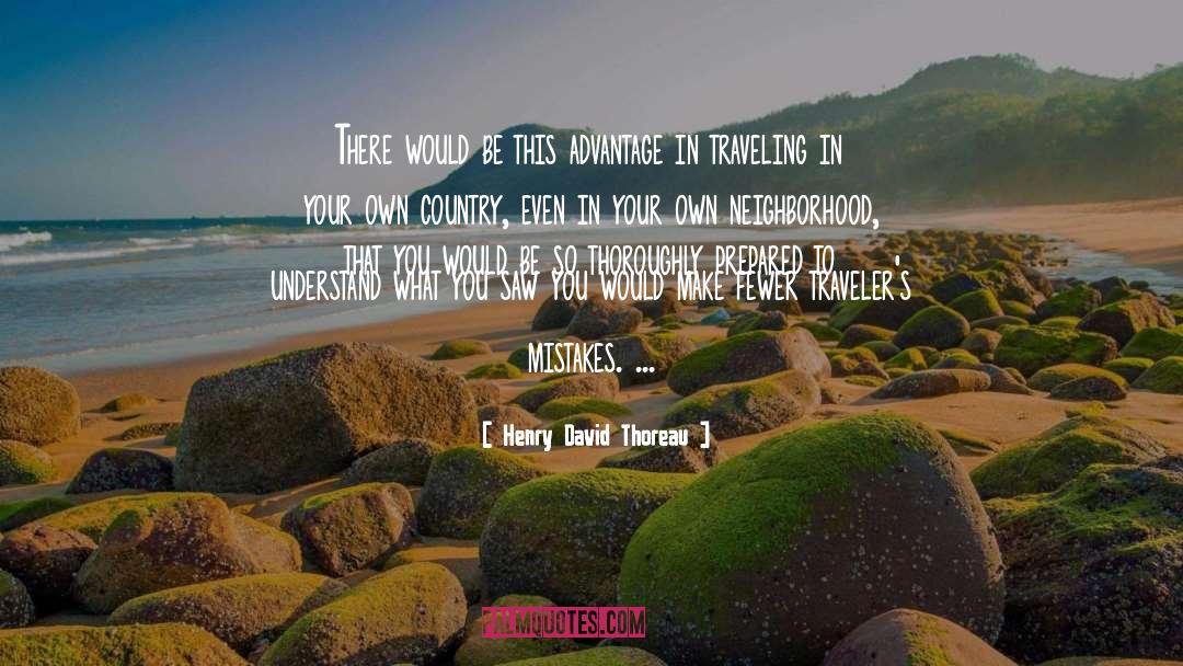European Travel quotes by Henry David Thoreau