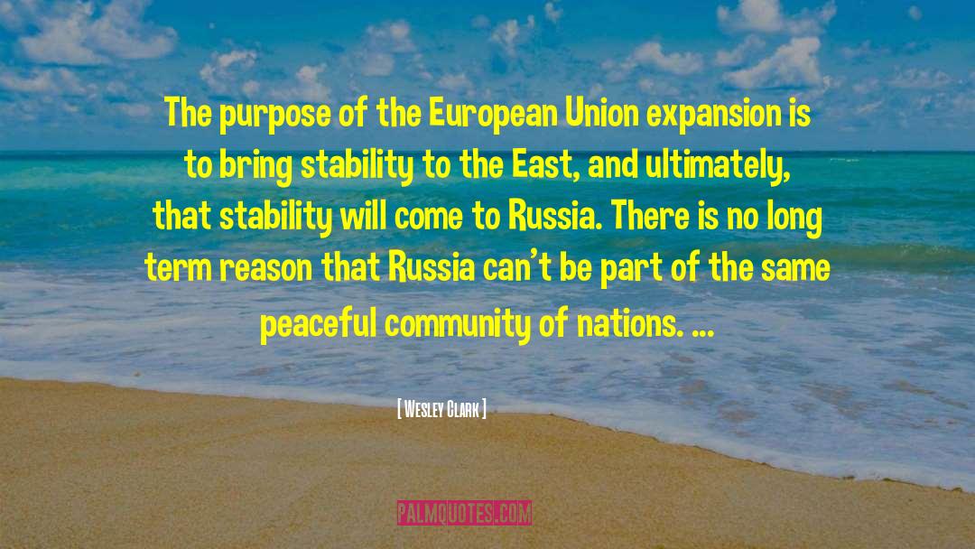 European Union quotes by Wesley Clark