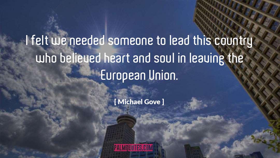 European Union quotes by Michael Gove