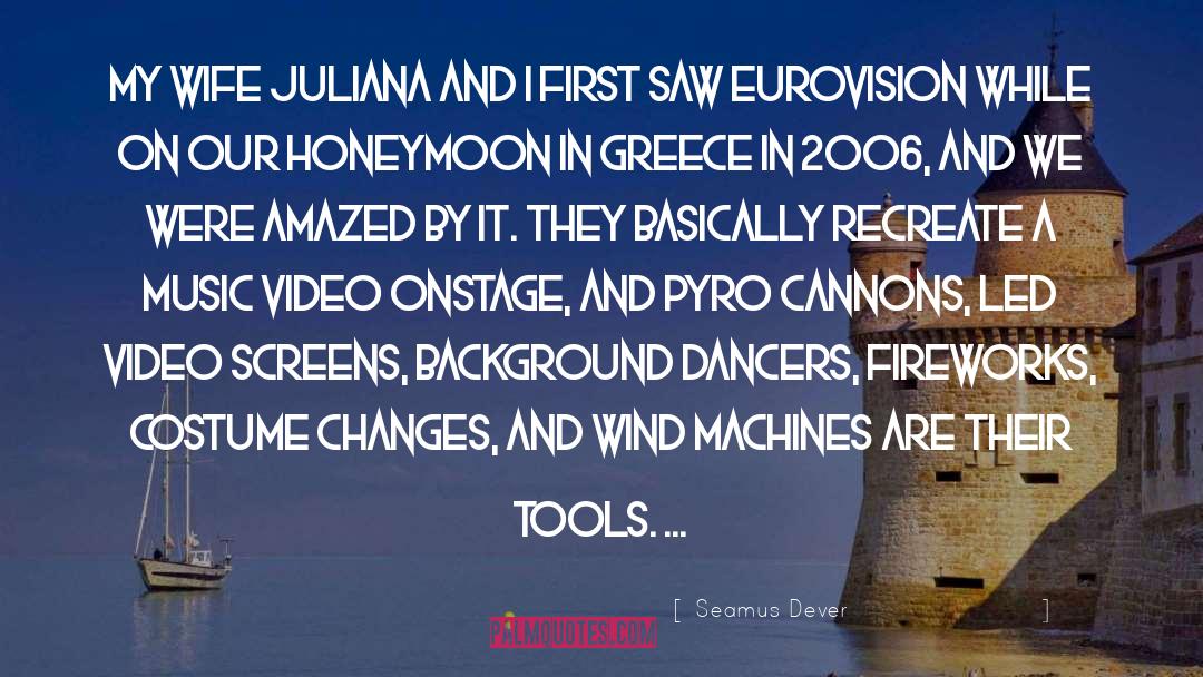 Eurovision Songfestival quotes by Seamus Dever