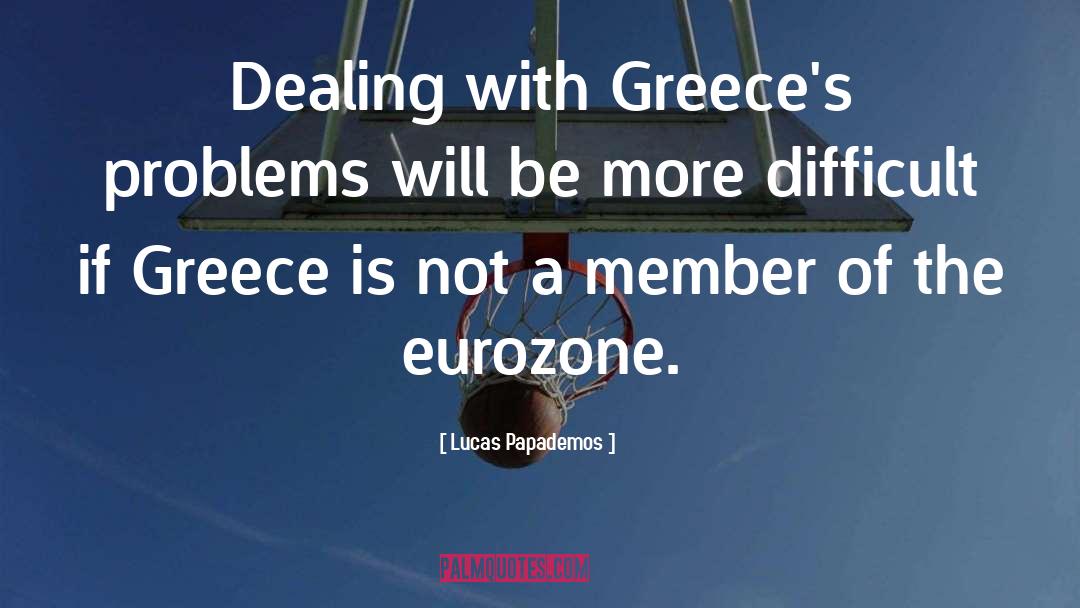 Eurozone quotes by Lucas Papademos