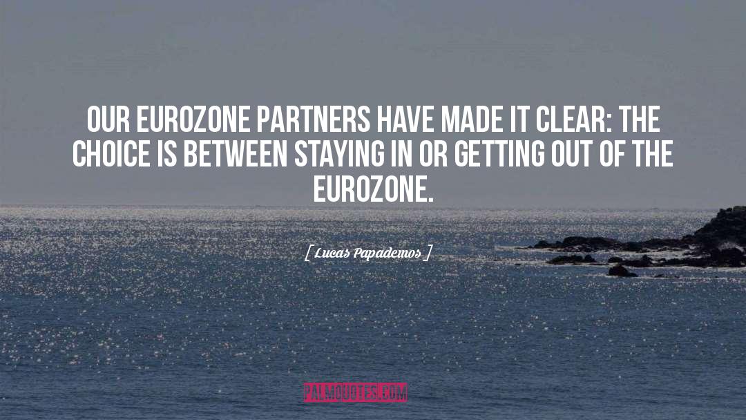 Eurozone quotes by Lucas Papademos