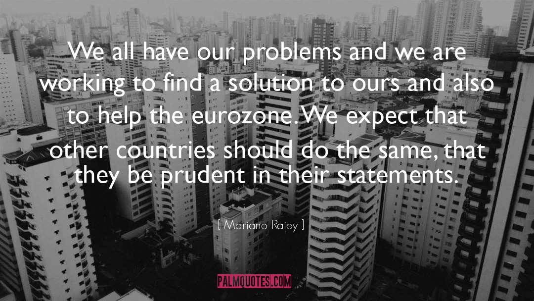 Eurozone quotes by Mariano Rajoy