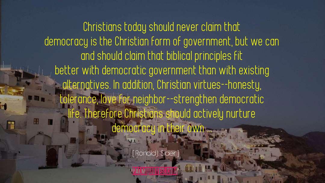 Euthanasia Christian quotes by Ronald J. Sider