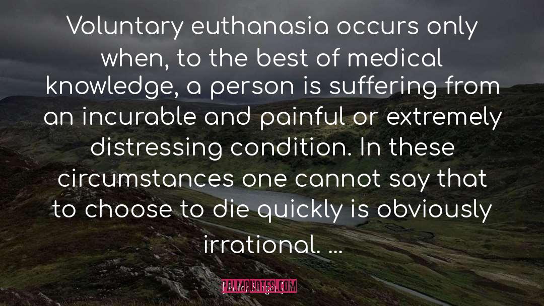 Euthanasia quotes by Peter Singer