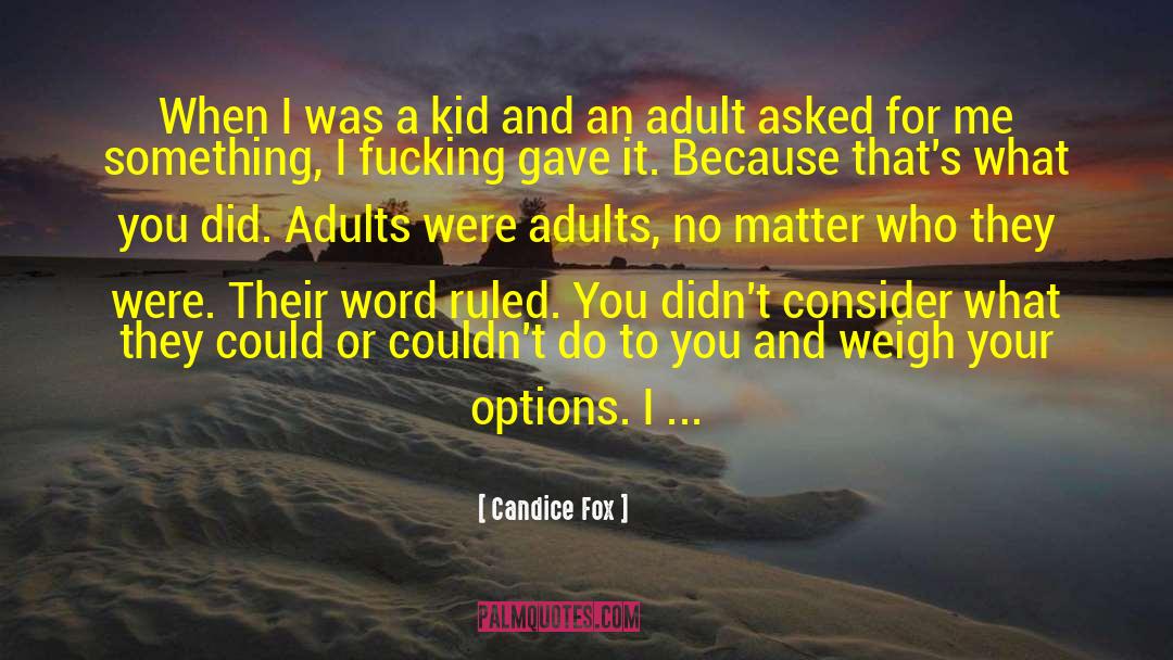 Eva Fox quotes by Candice Fox