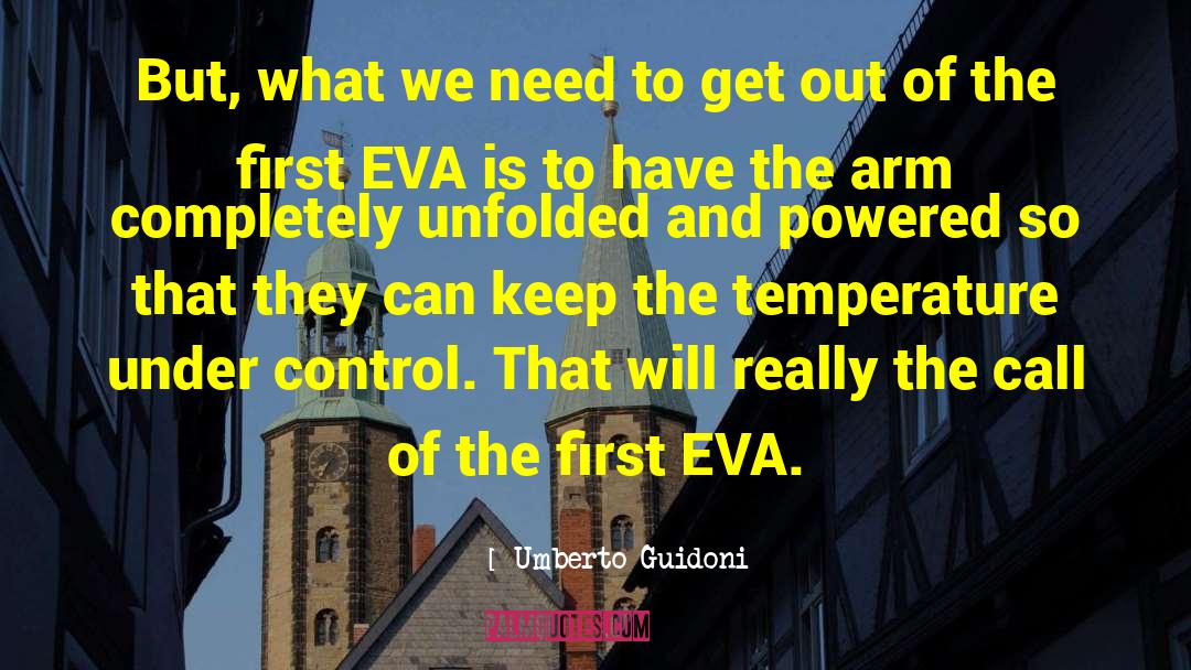 Eva Gideon quotes by Umberto Guidoni