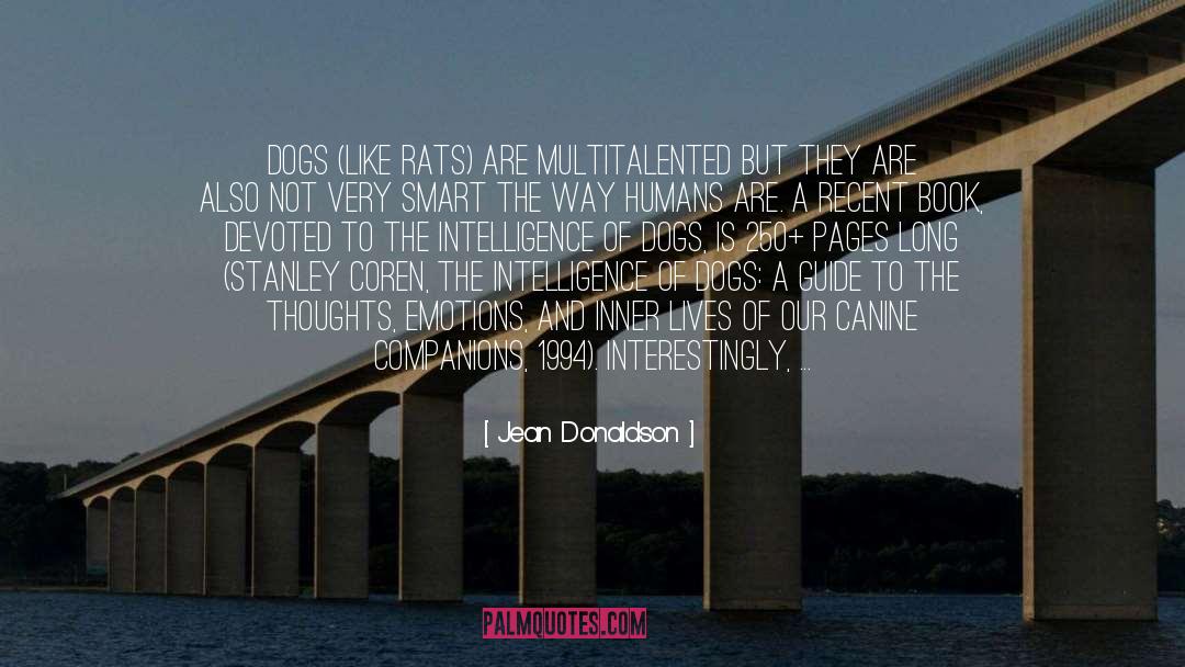 Evaluating quotes by Jean Donaldson