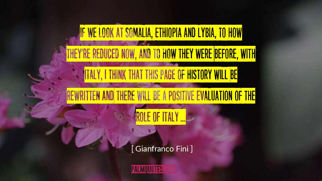 Evaluation quotes by Gianfranco Fini