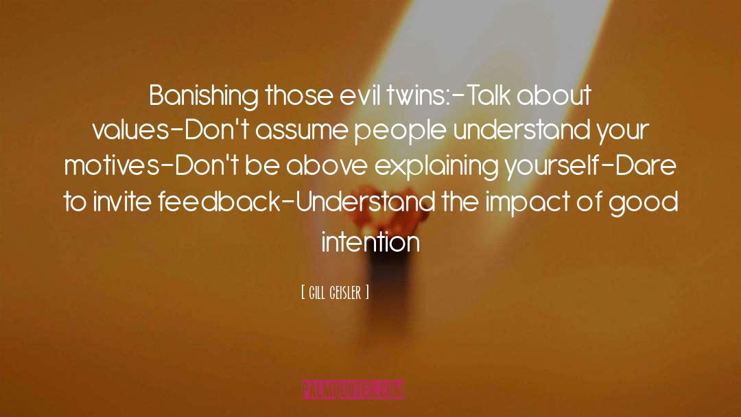 Evaluative Feedback quotes by Gill Geisler