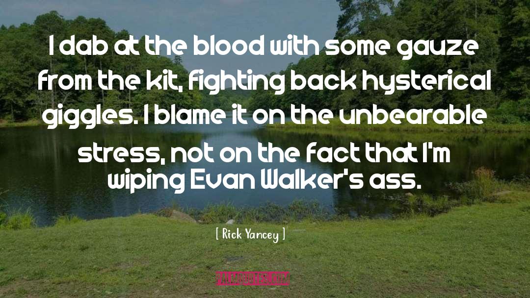 Evan Dorren quotes by Rick Yancey