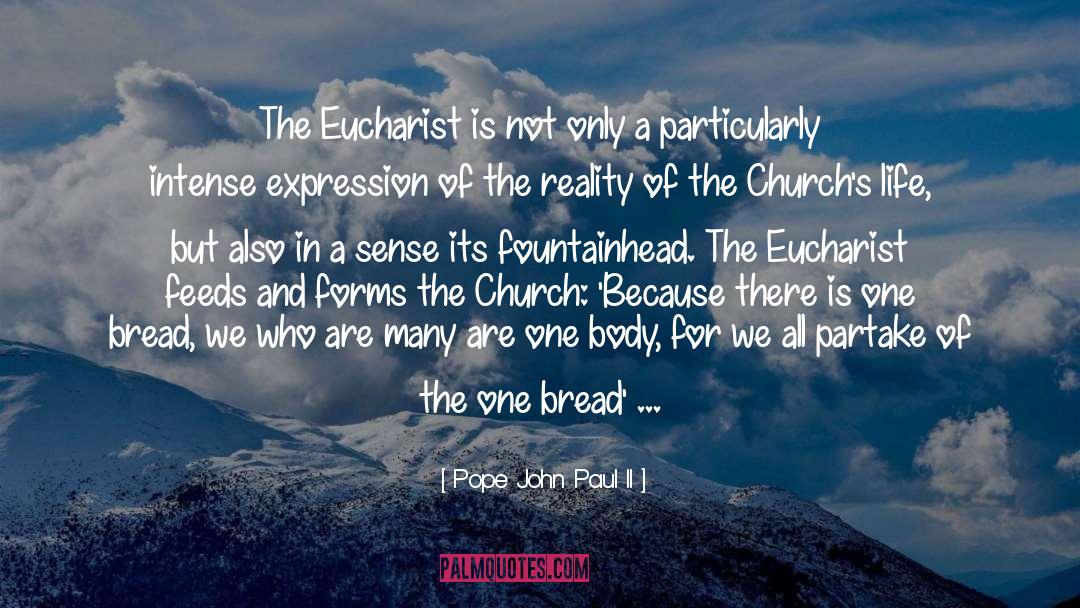 Evangelical Church quotes by Pope John Paul II