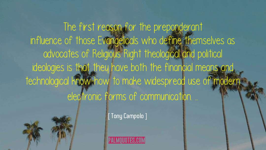 Evangelicals quotes by Tony Campolo