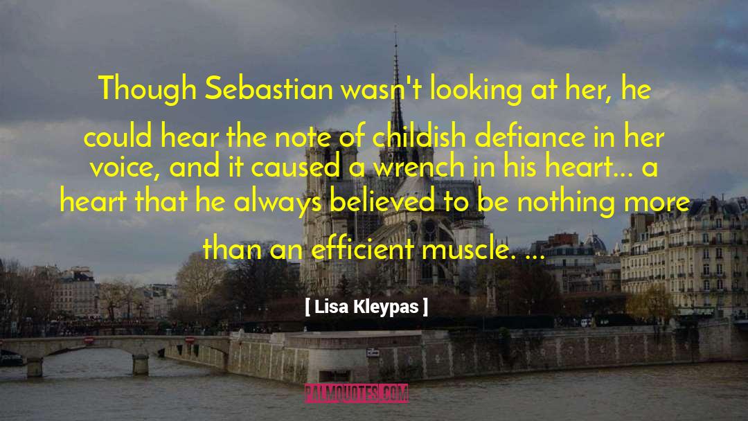 Evangeline And Sebastian quotes by Lisa Kleypas