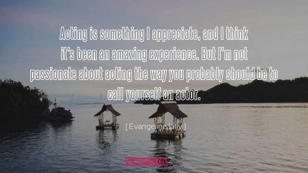 Evangeline quotes by Evangeline Lilly