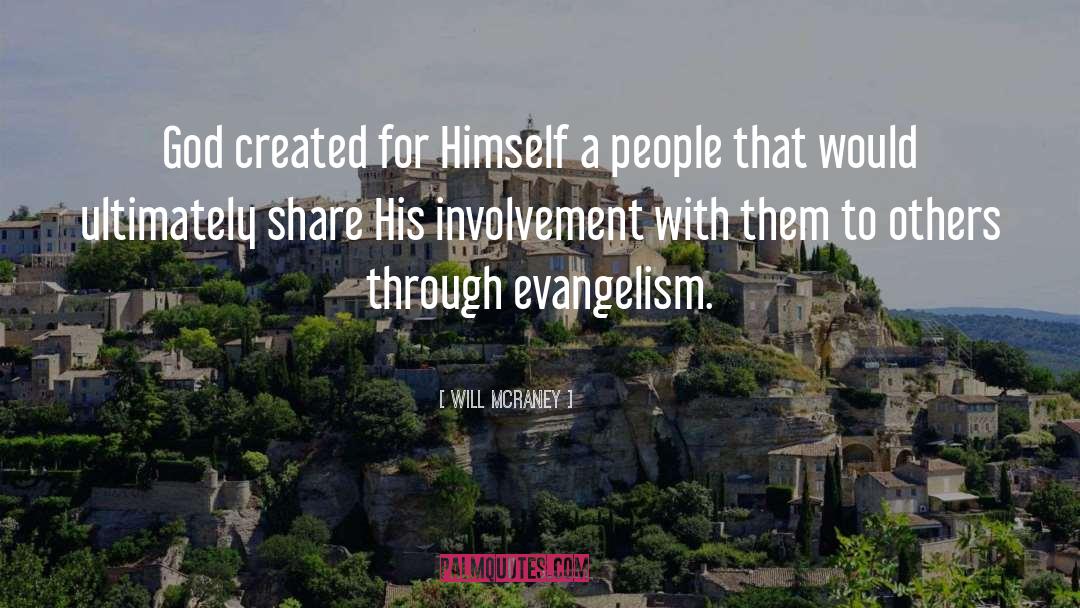 Evangelism quotes by Will McRaney