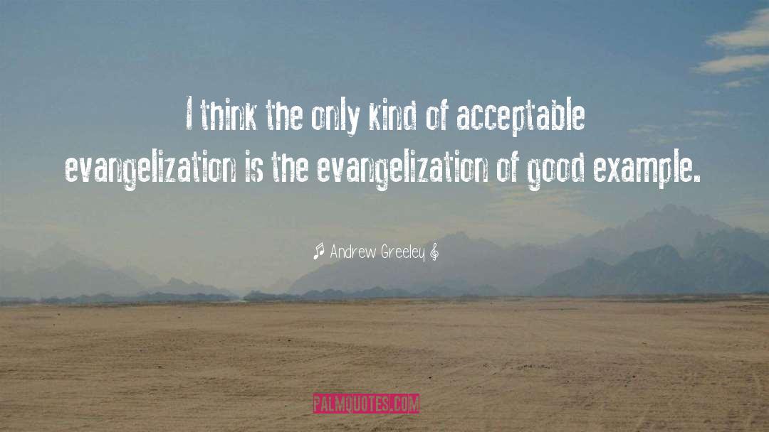 Evangelization quotes by Andrew Greeley