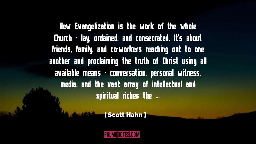 Evangelization quotes by Scott Hahn