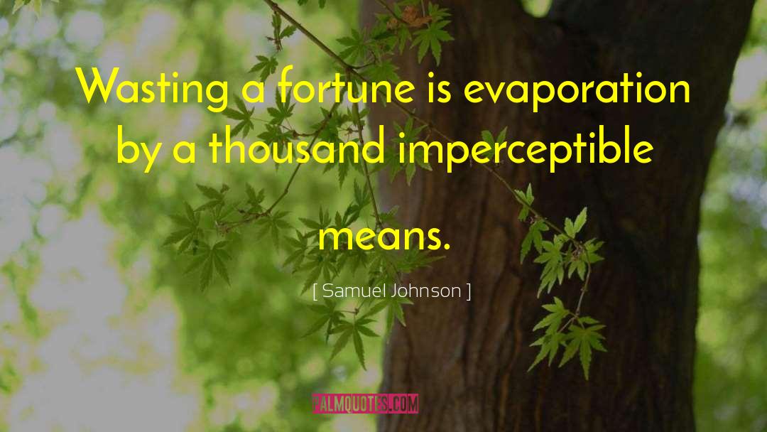 Evaporation quotes by Samuel Johnson