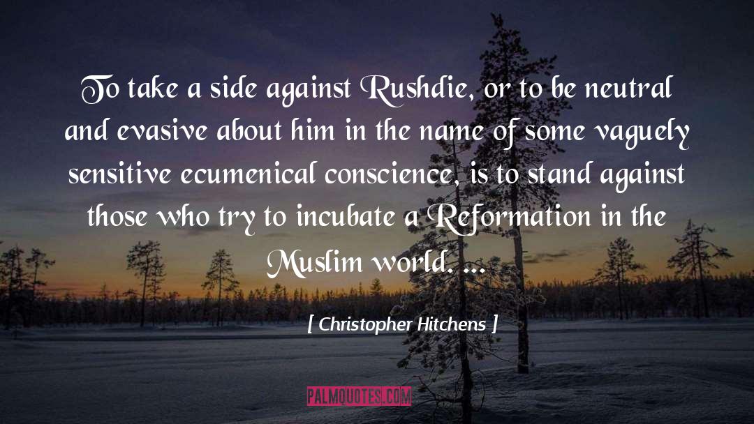 Evasive quotes by Christopher Hitchens