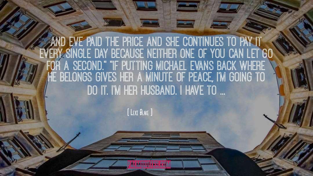 Eve Evergold quotes by Lexi Blake