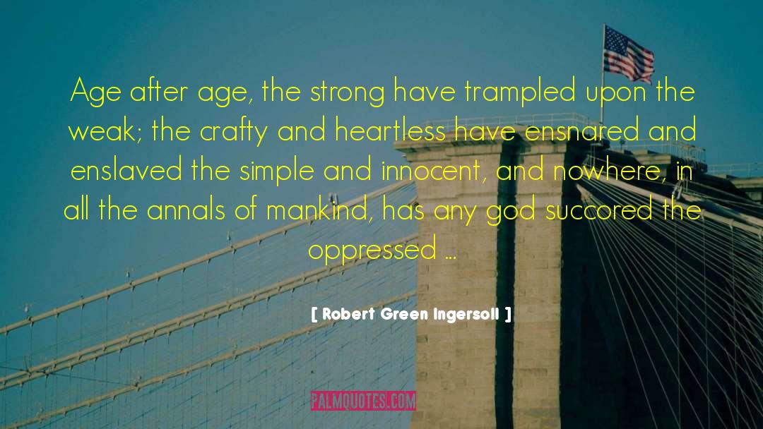 Eve Green quotes by Robert Green Ingersoll