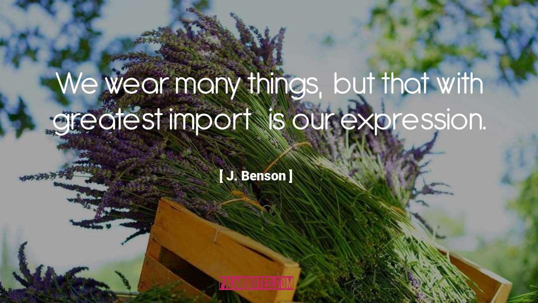 Evening Harmony quotes by J. Benson