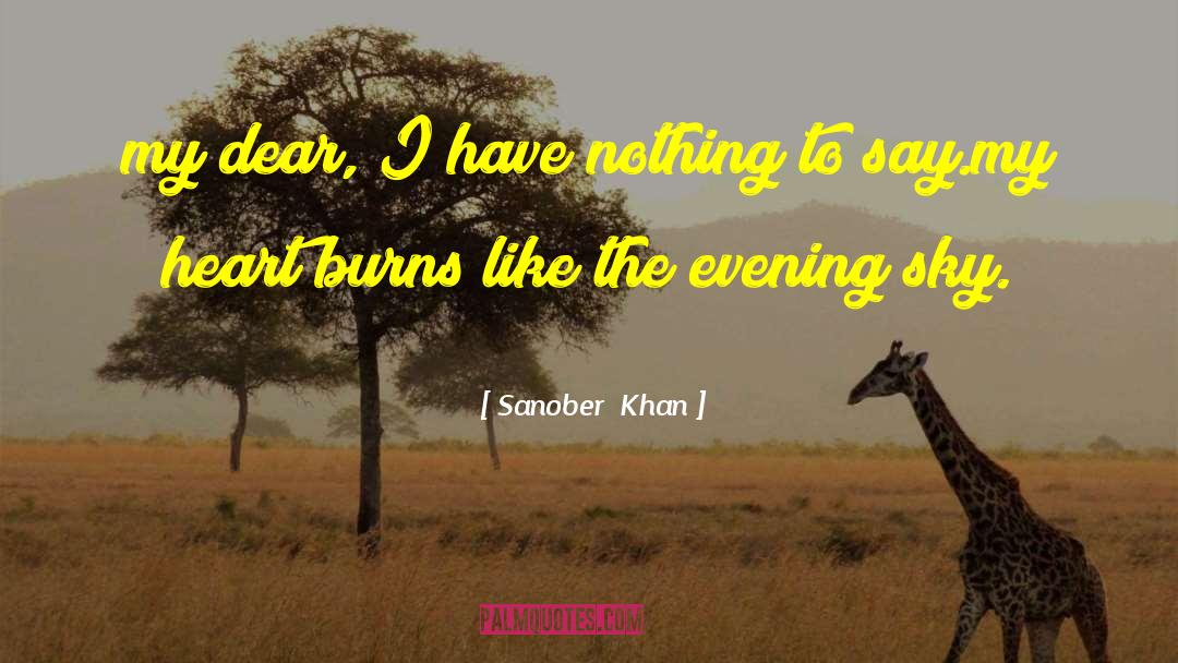Evening Sky quotes by Sanober  Khan