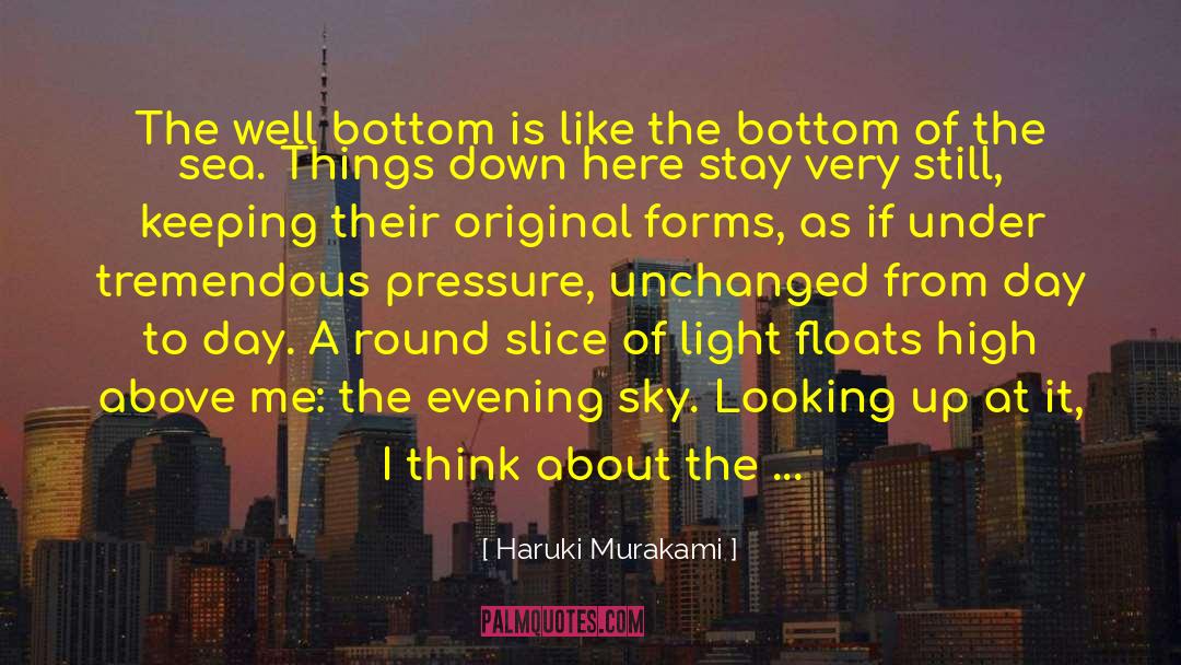 Evening Sky quotes by Haruki Murakami