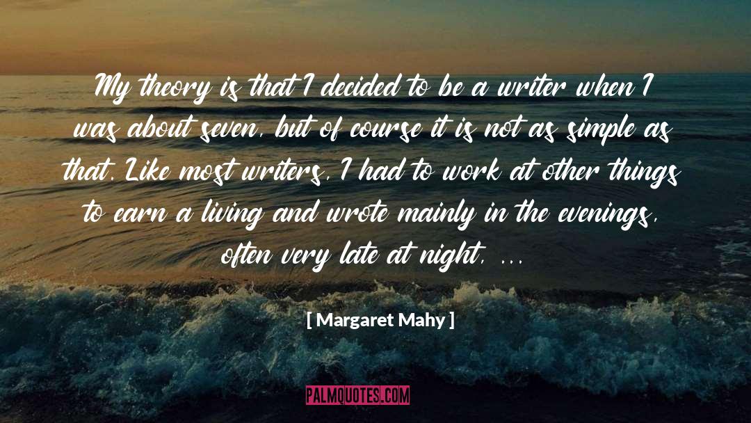 Evening Snow quotes by Margaret Mahy