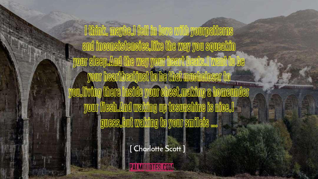 Evenings quotes by Charlotte Scott