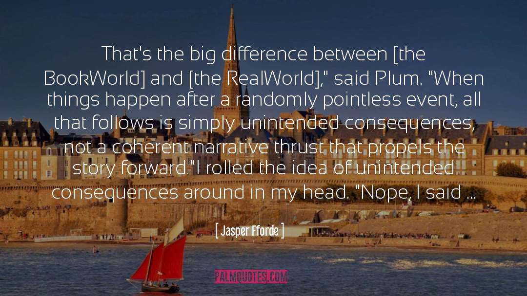 Event quotes by Jasper Fforde