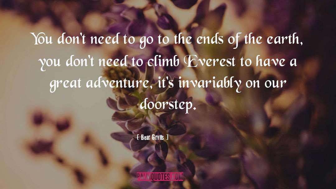 Everest quotes by Bear Grylls