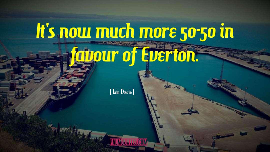 Everton quotes by Iain Dowie