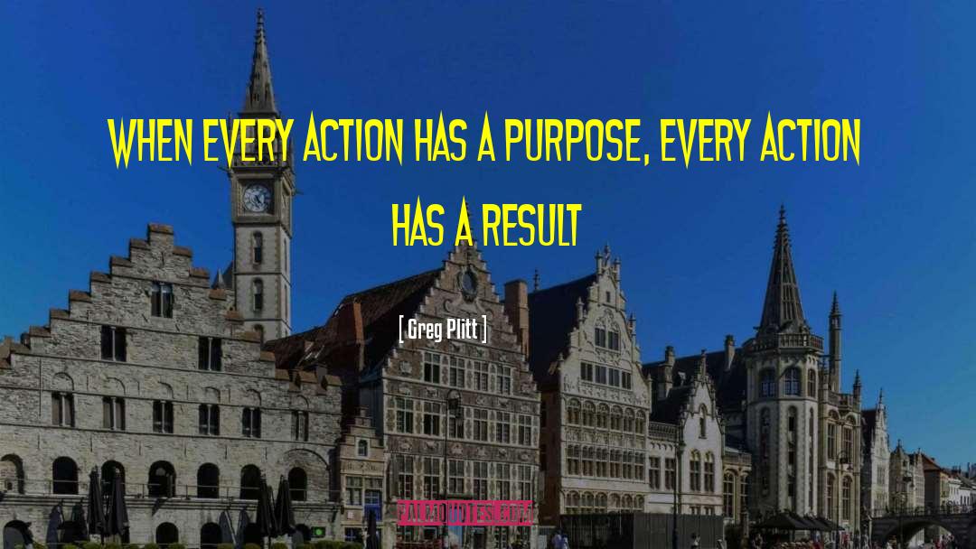 Every Action Teaches You quotes by Greg Plitt