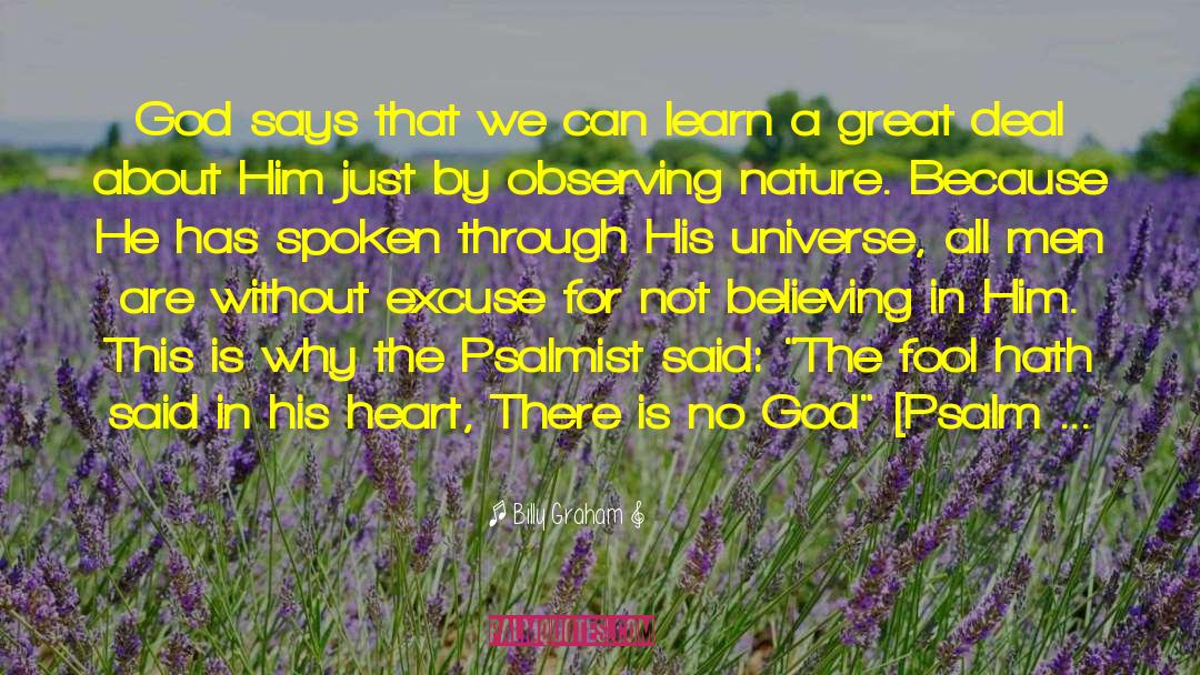 Every Heart Is A Universe quotes by Billy Graham