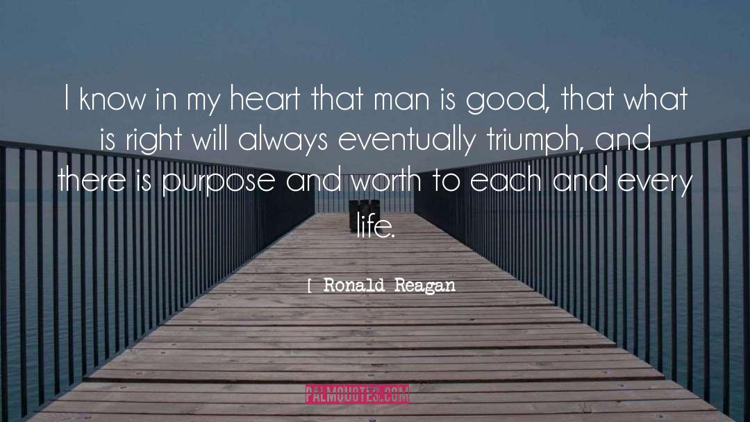 Every Life quotes by Ronald Reagan